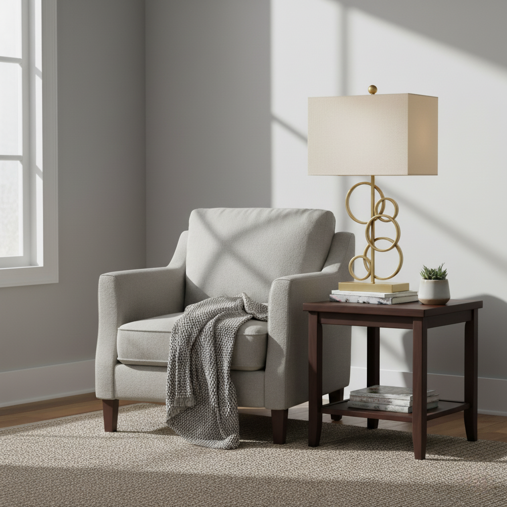 Sculptural Table Lamp