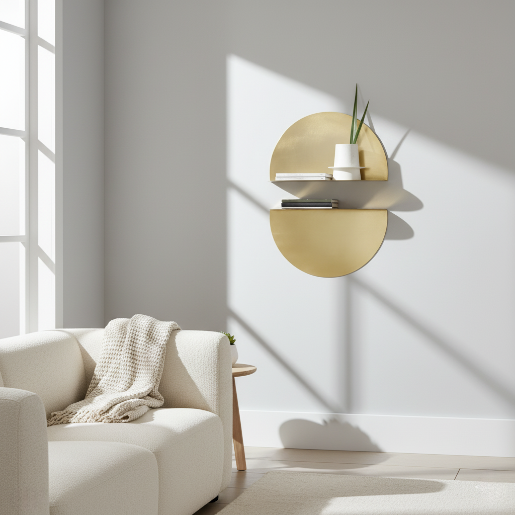 Circle Wall Shelf Set