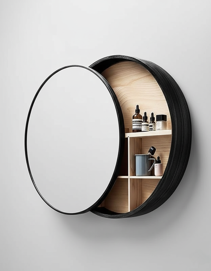 Sliding Mirror Wall Cabinet