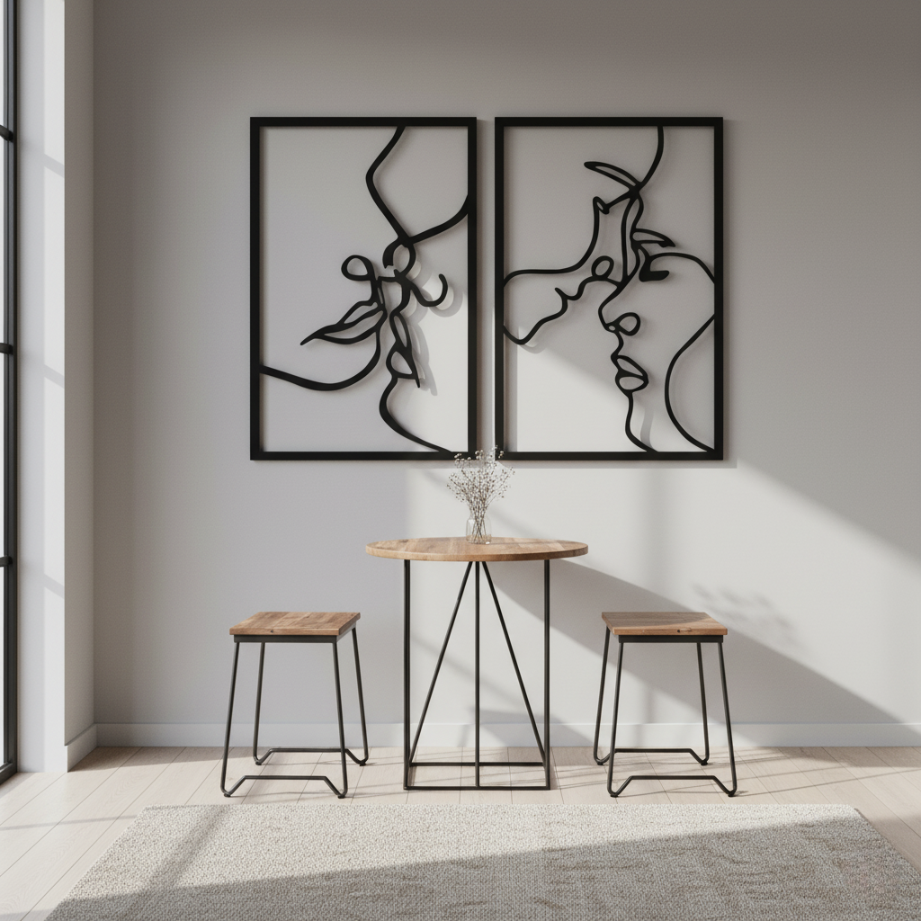 Minimalist Wall Art Duo
