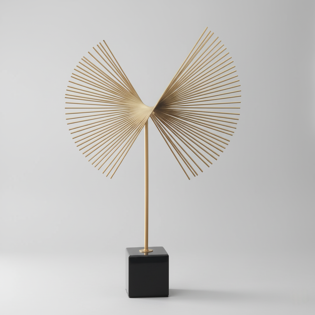 Radial Gold Sculpture