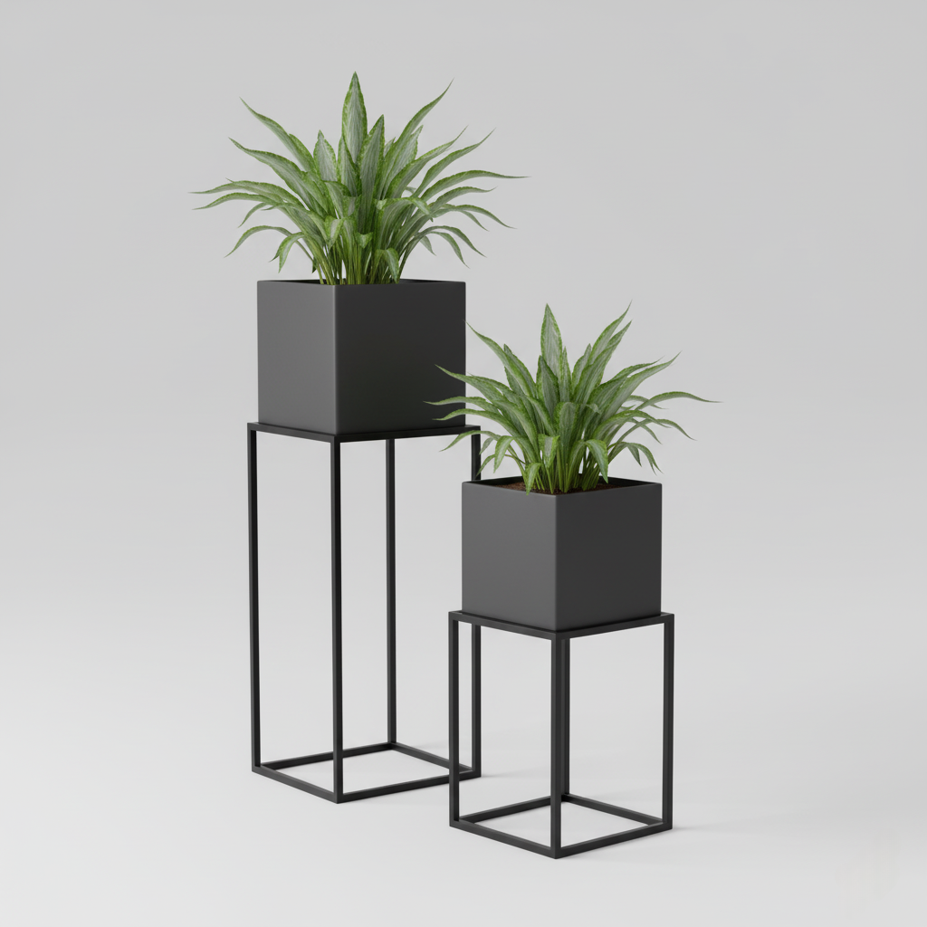 Black Decorative Display Stands
