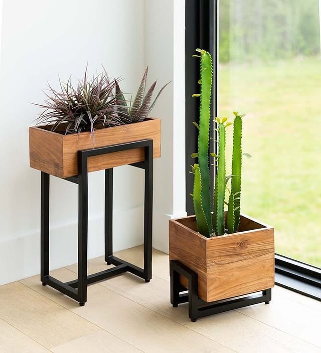 MonoStand Black Metal Plant Stands