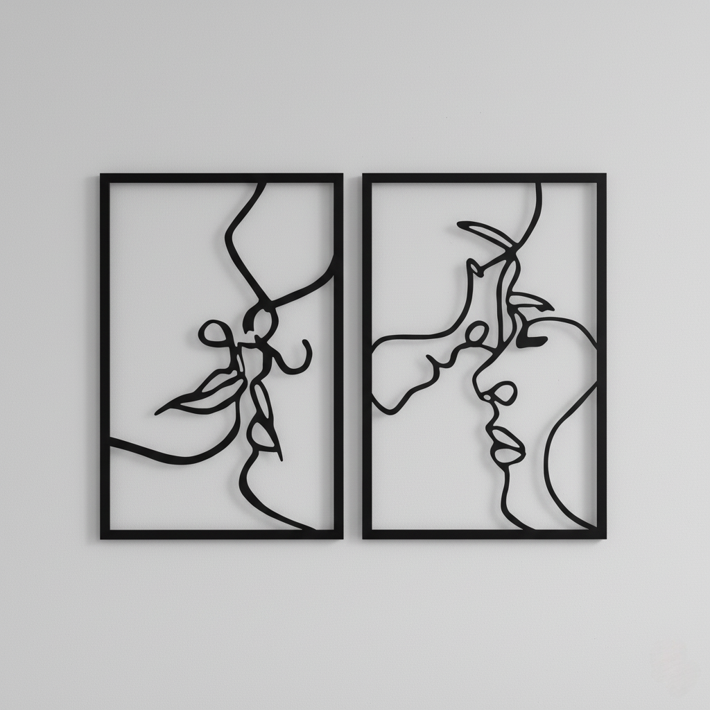 Minimalist Wall Art Duo