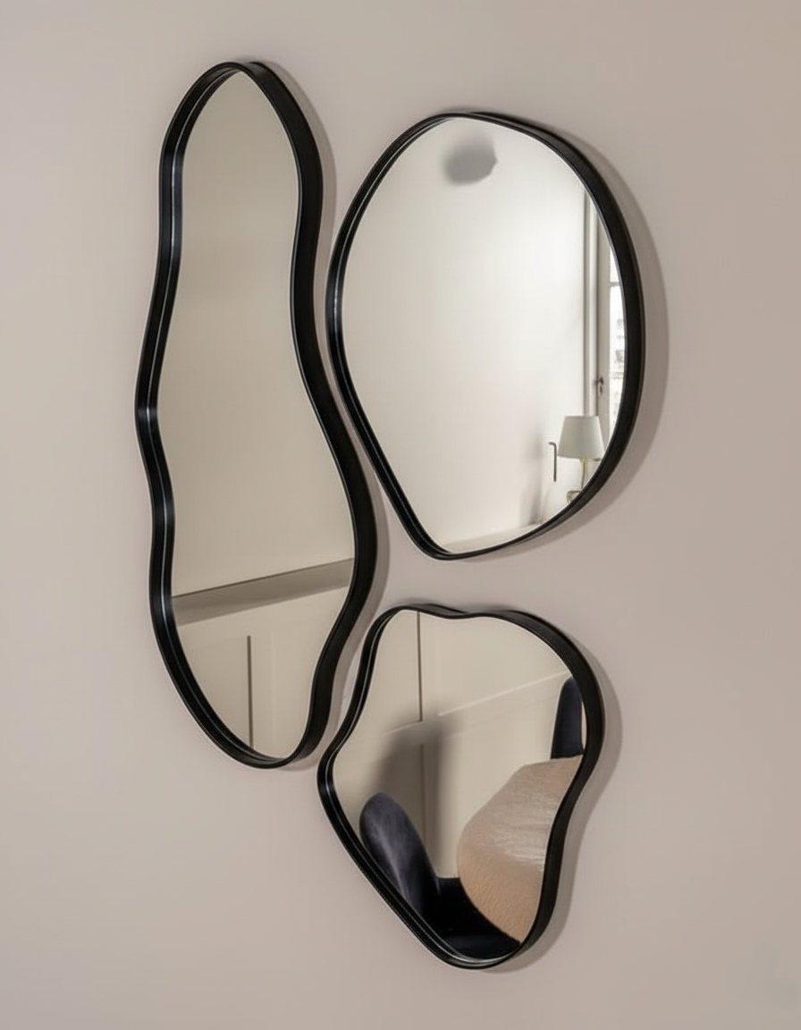 Asymmetrical Mirror Wall Set