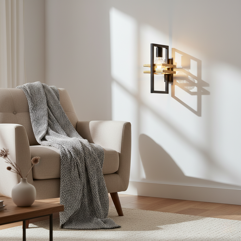 Geometric Wall Light