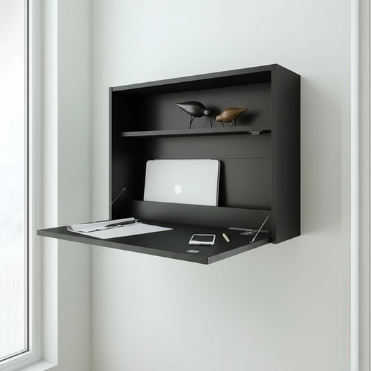 Wall-Mounted Convertible Desk