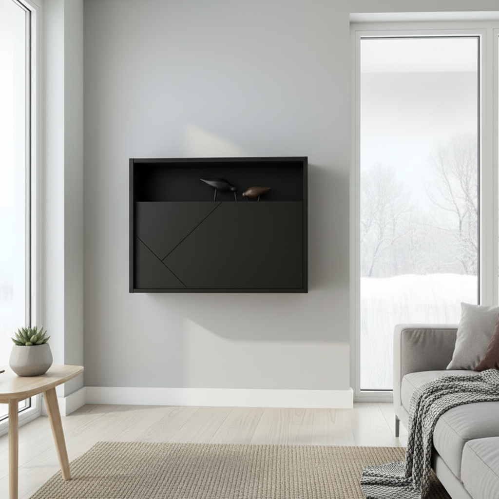 Wall-Mounted Convertible Desk