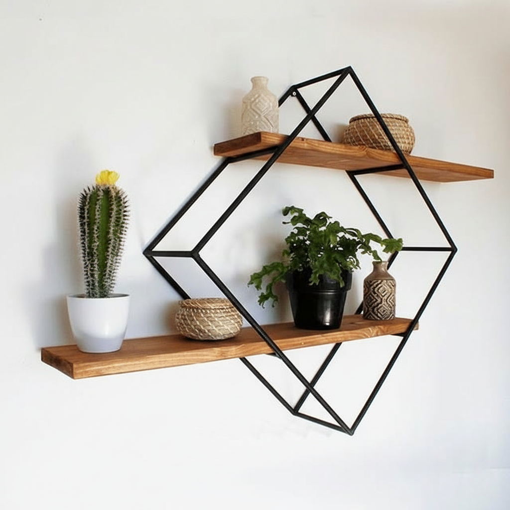 Three-Tier Wall Shelf