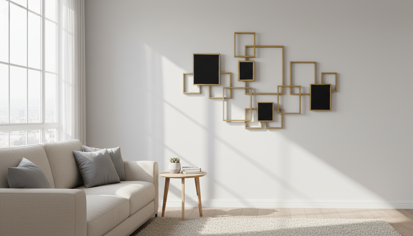 Overlapping Rectangles Wall Sculpture