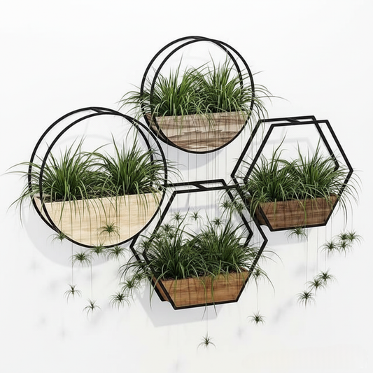 Metal Wall Shelf Duo