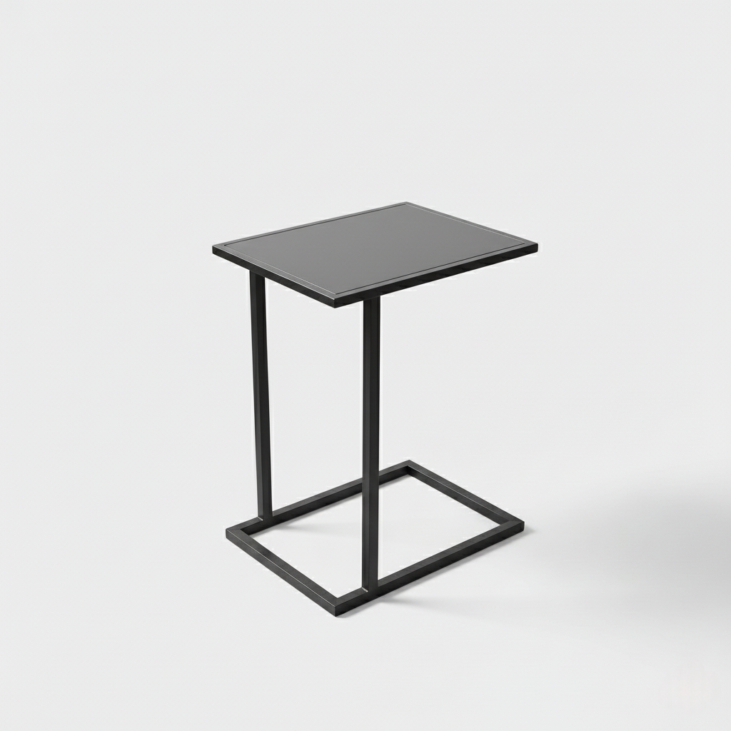 Minimalist Metal Accent Table