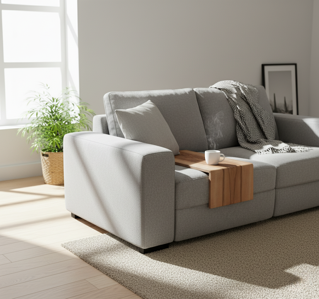 Wooden Sofa Armrest Table