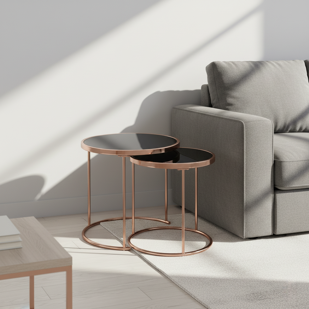 Rose Gold Side Table